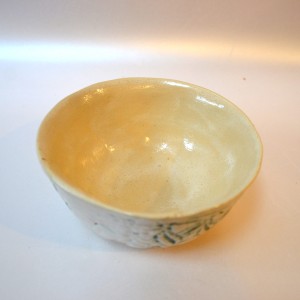 Miska z zielonym wzorem 